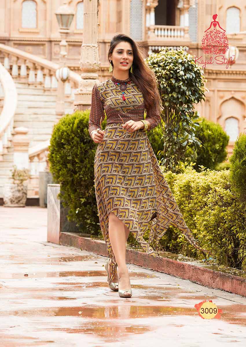 Fashion Blossom Vol-3 Kajal Style Georgette Kurti Fashion Blossom Vol-3 Kajal Style Georgette Kurti